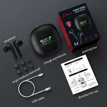 Снимка на J3 Pro TWS безжични Bluetooth 5.0 слушалки с цифрова интелигентност