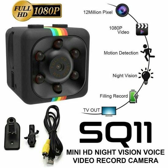 Picture of SQ11 мини камера HD видеокамера за нощно виждане 1080P мини DVR