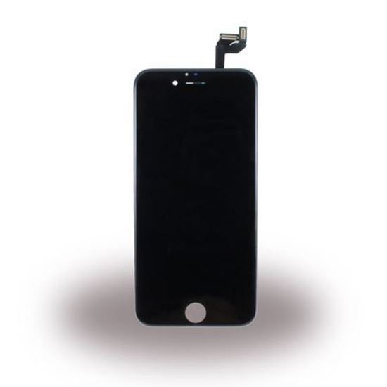 Снимка на Дисплей за Iphone 6s + черен оборудван с камера сензор и спикер