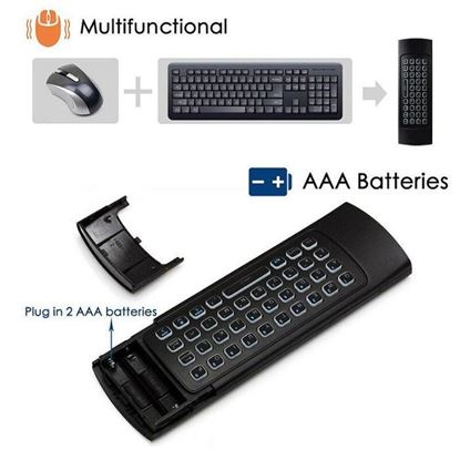 Снимка на Безжична клавиатура дистанционно MX3 подходяща за всички устройства с USB