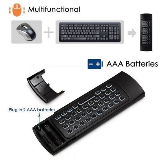 Picture of Безжична клавиатура дистанционно MX3 подходяща за всички устройства с USB