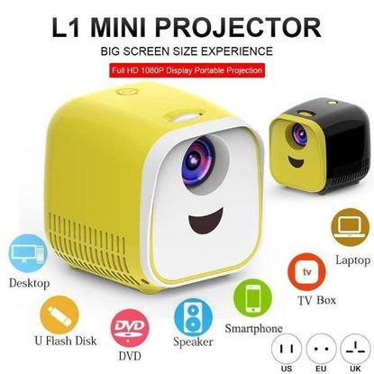 Снимка на L1 Мини Проектор 1080P Full HD LED Movie Projector Домашен театър