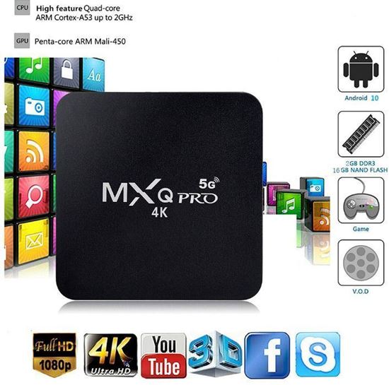 Picture of TV Box Android MXq Pro 5G 4K 1GB RAM/8GB ROM