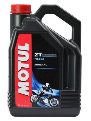 Picture of Масло за мотор MOTUL 100 2T MINERAL 4L