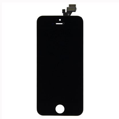 Снимка на Дисплей за Iphone 5g Черен оборудван с камера сензор и спикер