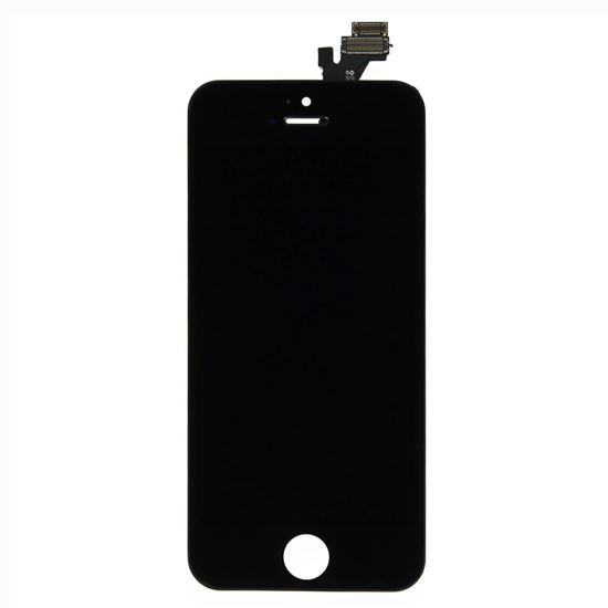 Снимка на Дисплей за Iphone 5g Черен оборудван с камера сензор и спикер