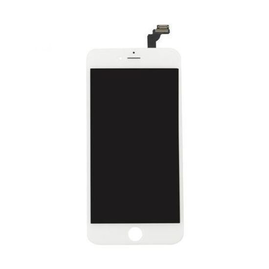 Снимка на Дисплей за Iphone 6g plus бял оборудван с камера сензор и спикер