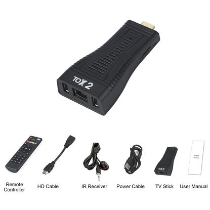 Снимка на Тв бокс TOX 2 Allwinner H313 Wifi DDR4 TV Stick Мини стик тв бокс2/16