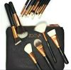 Снимка на нов сет четки за грим Зоева 15бр с чантичка кафяво Zoeva brush set