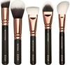 Снимка на нов сет четки за грим Зоева 15бр с чантичка кафяво Zoeva brush set