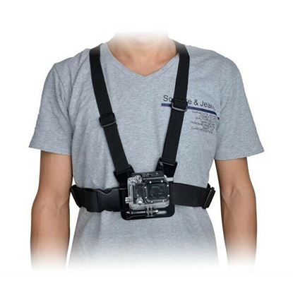 Снимка на Стойка за гърди / Chest strap за екшън камера Gopro, Eken h9, SJ