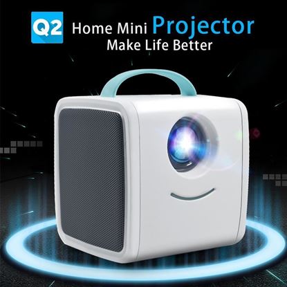 Снимка на МИНИ Проектор Q2 за домашно кино 1080P HD Развлечение Видео забавление