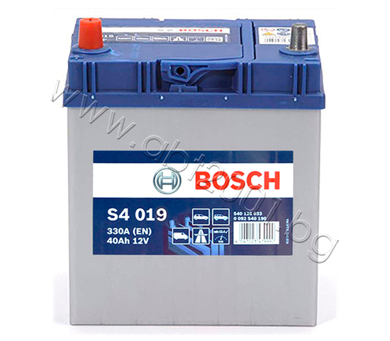 Снимка на Акумолатор Bosch 40 Ah, 12V, S4, JIS, L+