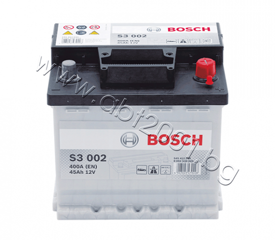 Снимка на Акумулатор Bosch 45 Ah, 12V, S3