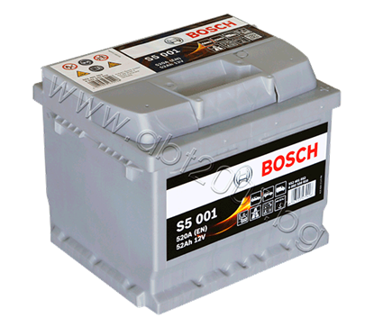 Снимка на Акумолатор Bosch 52 Ah, 12V, S5