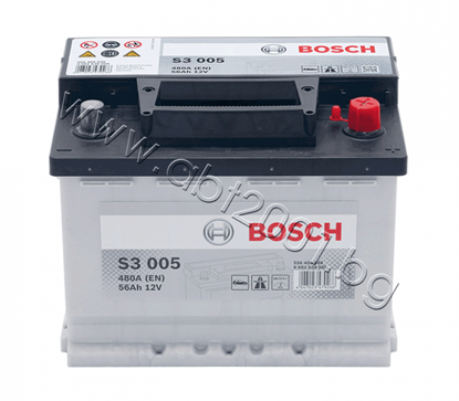 Снимка на Акумолатор Bosch 56 Ah, 12V, S3