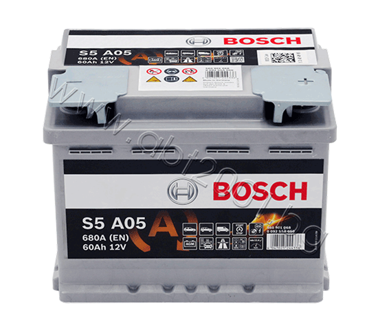Снимка на Акумулатор Bosch 60 Ah, 12V, S5A