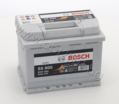 Снимка на Акумулатор Bosch 63 Ah, 12V, S5