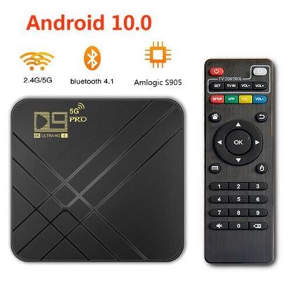Снимка на Тв бокс Android 10.0 Smart TV Box Set Top Box D9 PRO WiFi 1/8GB