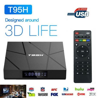 Снимка на T95H Тв бокс tv box Android 10.0 WiFi Quad Core 2+16GB 4K HDMI 2022