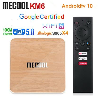 Снимка на ТВ Бокс MECOOL KM6 DELUXE EDITION Android 10 Google Certified TV box 4/64