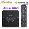 Снимка на X98 Plus Smart Тв Бокс 4K андроид 11 Amlogic S905W2 2G 16G Dual WF BT или 4/32