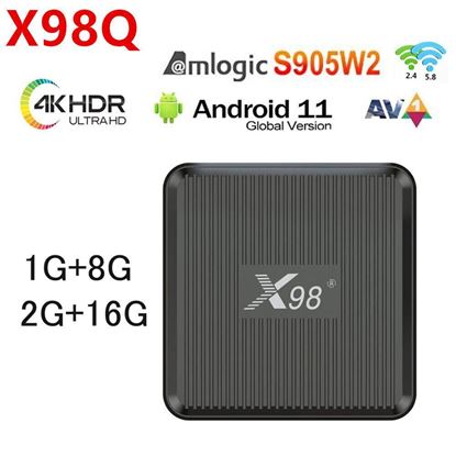 Picture of X98Q Тв Бокс Андроид 11 Amlogic S905W2 1GB/8GB AV1 2.4G/5G Wifi 2/16GB