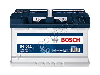Снимка на Акумулатор  Bosch 80 Ah, 12V, S4