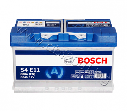 Снимка на Акумулатор  Bosch 80 Ah, 12V, S4E_111