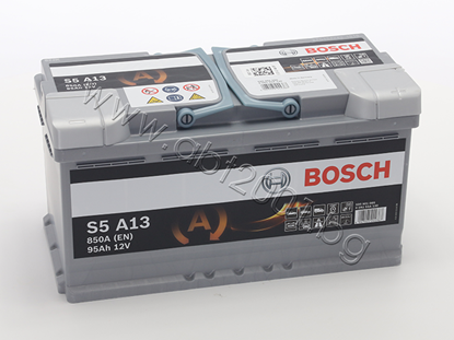 Снимка на Акумулатор Bosch 95 Ah, 12V, S5A