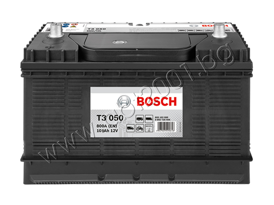 Снимка на Акумулатор Bosch 105 Ah, 12V, серия T3