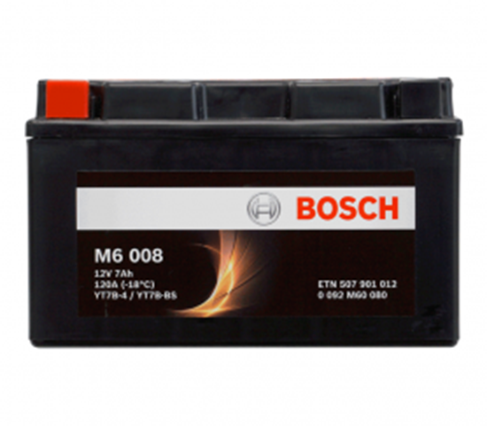 Снимка на Акумулатор Bosch 7 Ah, 12 V, M 6- YT7B-BS