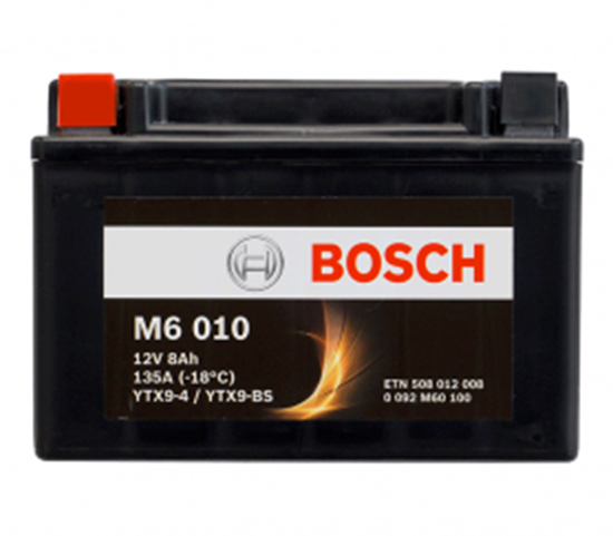 Снимка на Акумулатор Bosch 8 Ah, 12 V, M 6 - YTX9-BS