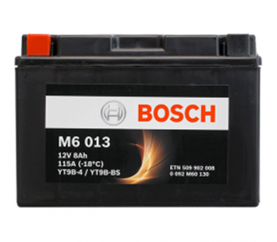 Picture of Акумулатор Bosch 8 Ah, 12 V, M 6 - YT9B-BS