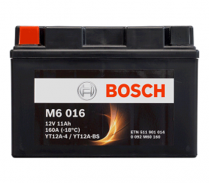 Снимка на Акумулатор Bosch 11 Ah, 12 V, M 6 - YT12A-BS