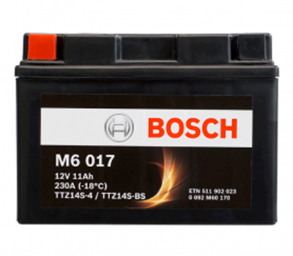 Снимка на Акумулатор Bosch 11 Ah, 12 V, M 6 - YTZ14S-BS