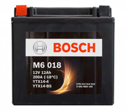 Снимка на Акумулатор Bosch 12 Ah, 12 V, M 6 - YTX14-BS
