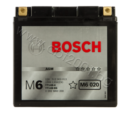 Снимка на Акумулатор Bosch 12 Ah, 12 V, M 6 - YT14B-BS