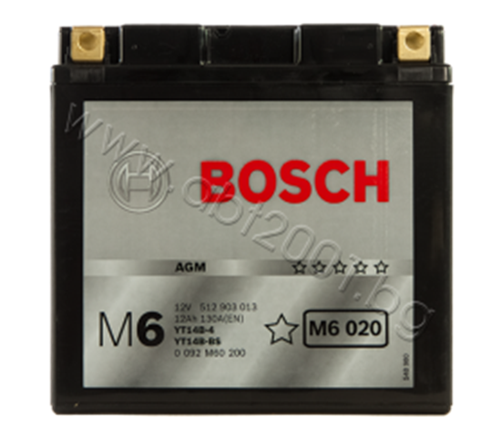 Picture of Акумулатор Bosch 12 Ah, 12 V, M 6 - YT14B-BS