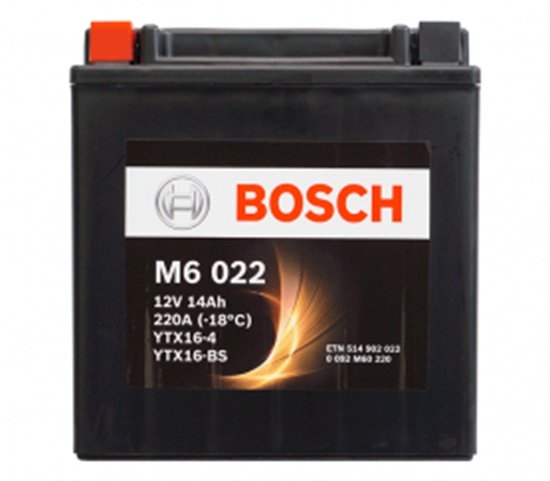 Снимка на Акумулатор Bosch 14 Ah, 12 V, M 6 - YTX16-BS