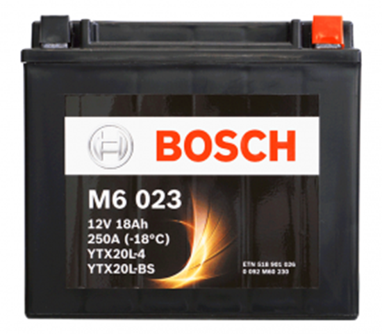 Снимка на Акумулатор Bosch 18 Ah, 12 V, M 6 - YTX20L-BS