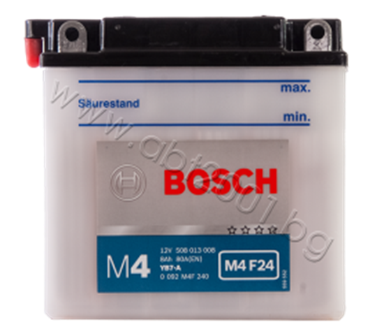 Снимка на Акумулатор Bosch 8 Ah, 12 V, M4 - YB7-A