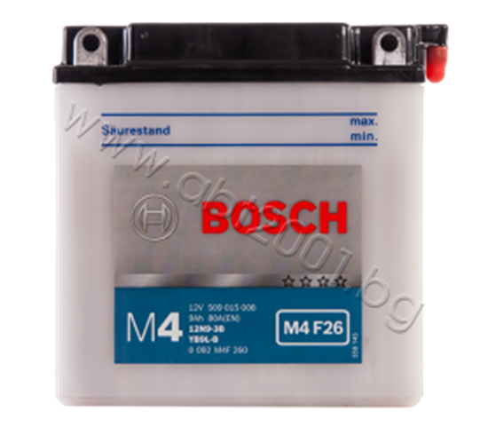Picture of Акумулатор Bosch 9 Ah, 12 V, M4 - YB9L-B