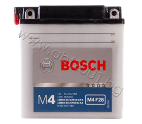 Снимка на Акумулатор Bosch 11 Ah, 12 V, M4 - YB10L-A2