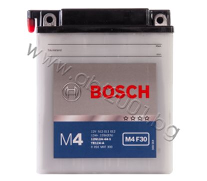 Снимка на Акумулатор Bosch 12 Ah, 12 V, M4 - YB12A-A