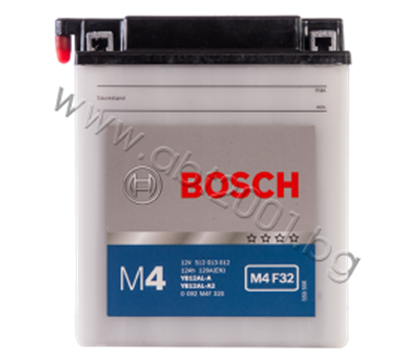 Снимка на Акумулатор Bosch 12 Ah, 12 V, M4 - YB12AL-A/YB12AL-A2