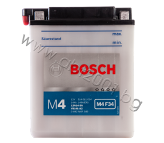 Снимка на Акумулатор Bosch 14 Ah, 12 V, M4 - YB14L-A2