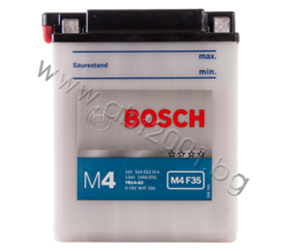 Снимка на Акумулатор Bosch 14 Ah, 12 V, M4 - YB14-A2