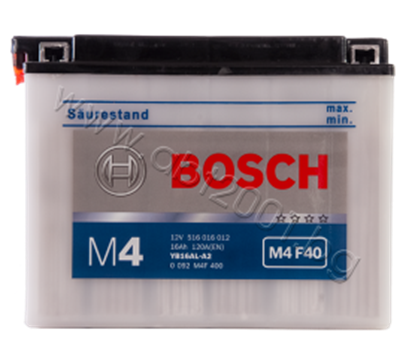 Снимка на Акумулатор Bosch 16 Ah, 12 V, M4 - YB16AL-A2