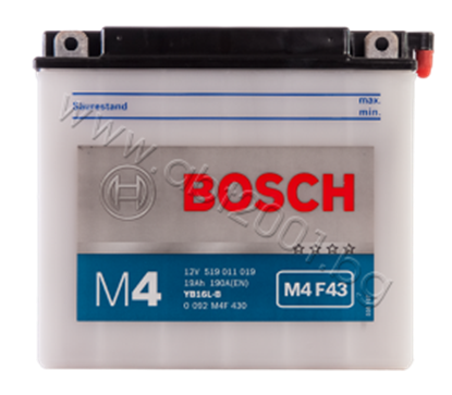 Снимка на Акумулатор Bosch 19 Ah, 12 V, M4 - YB16L-B